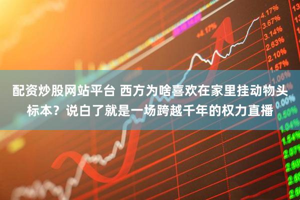 配资炒股网站平台 西方为啥喜欢在家里挂动物头标本？说白了就是一场跨越千年的权力直播